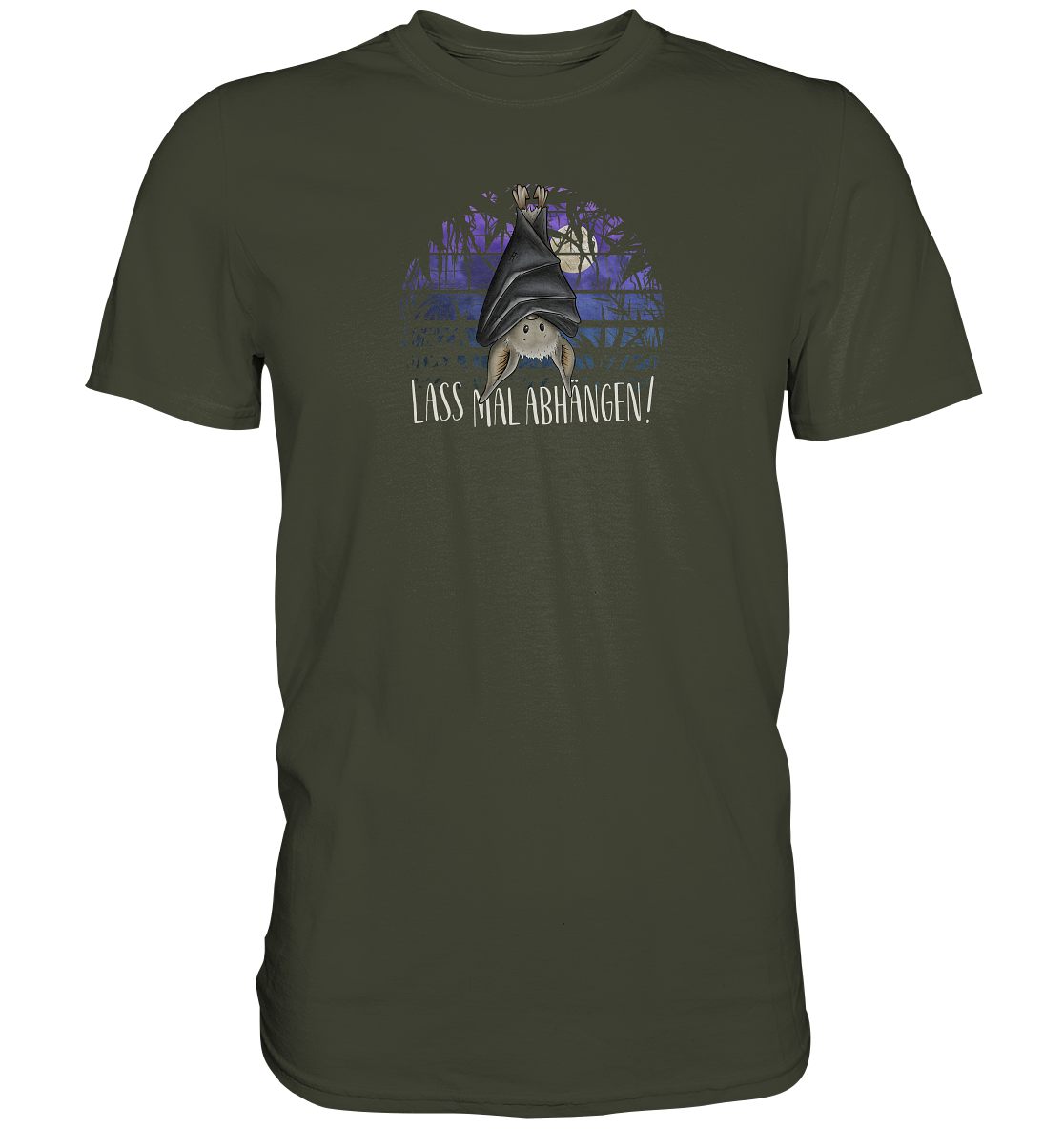 Lass mal abhängen Fledermaus - Premium Shirt