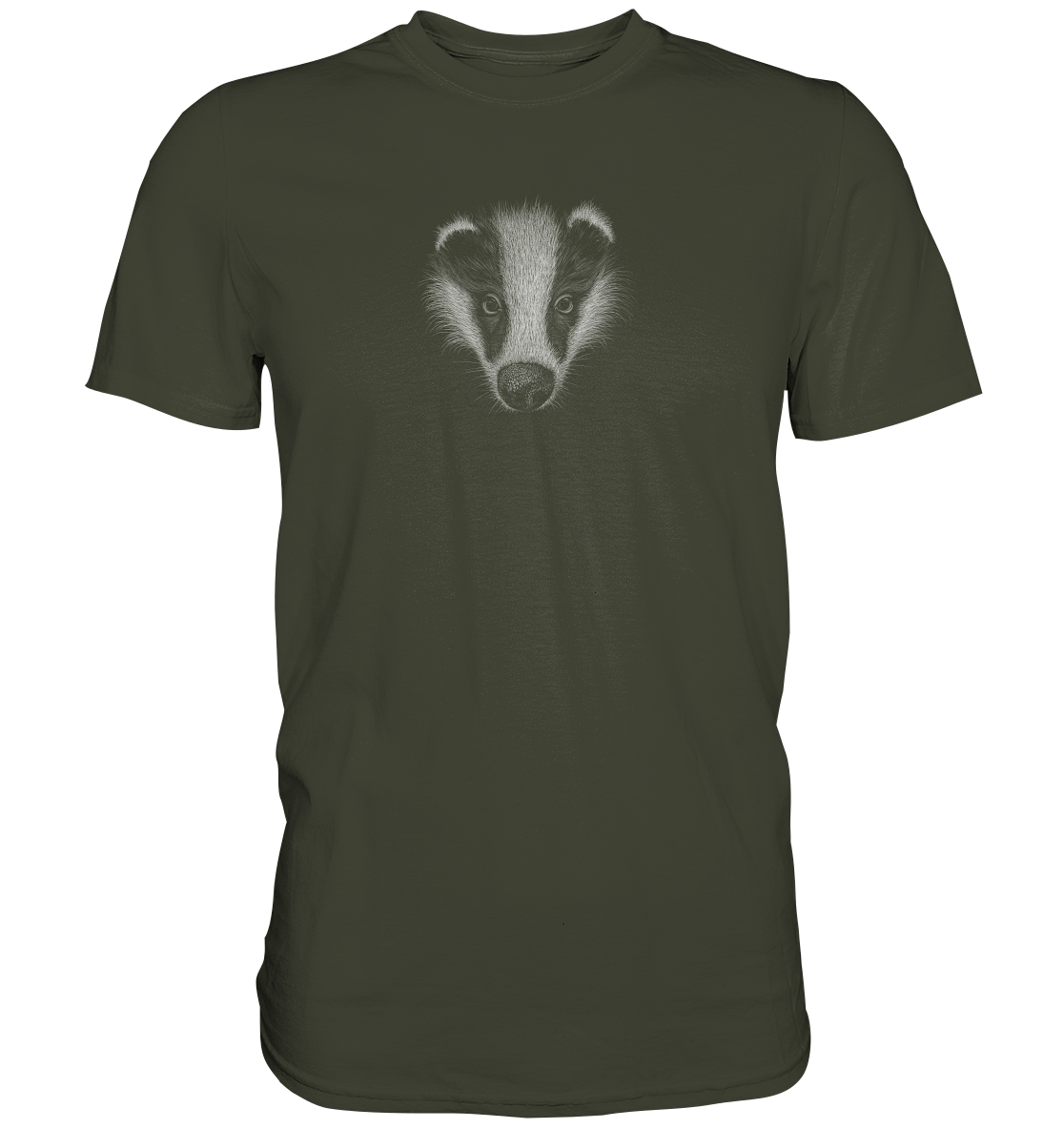 Kritzel-Kunst Dachs Illustration - Premium Shirt
