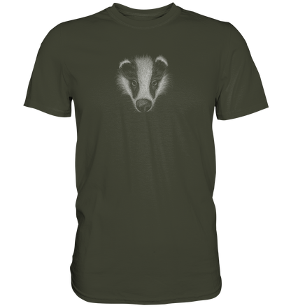 Kritzel-Kunst Dachs Illustration - Premium Shirt