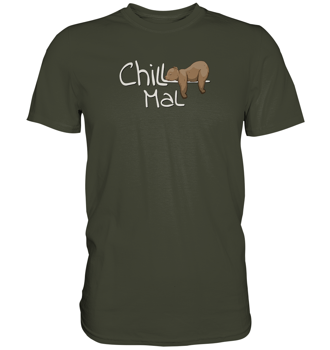 Chill Mal schläfriger Braunbär - Premium Shirt