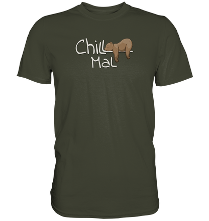 Chill Mal schläfriger Braunbär - Premium Shirt