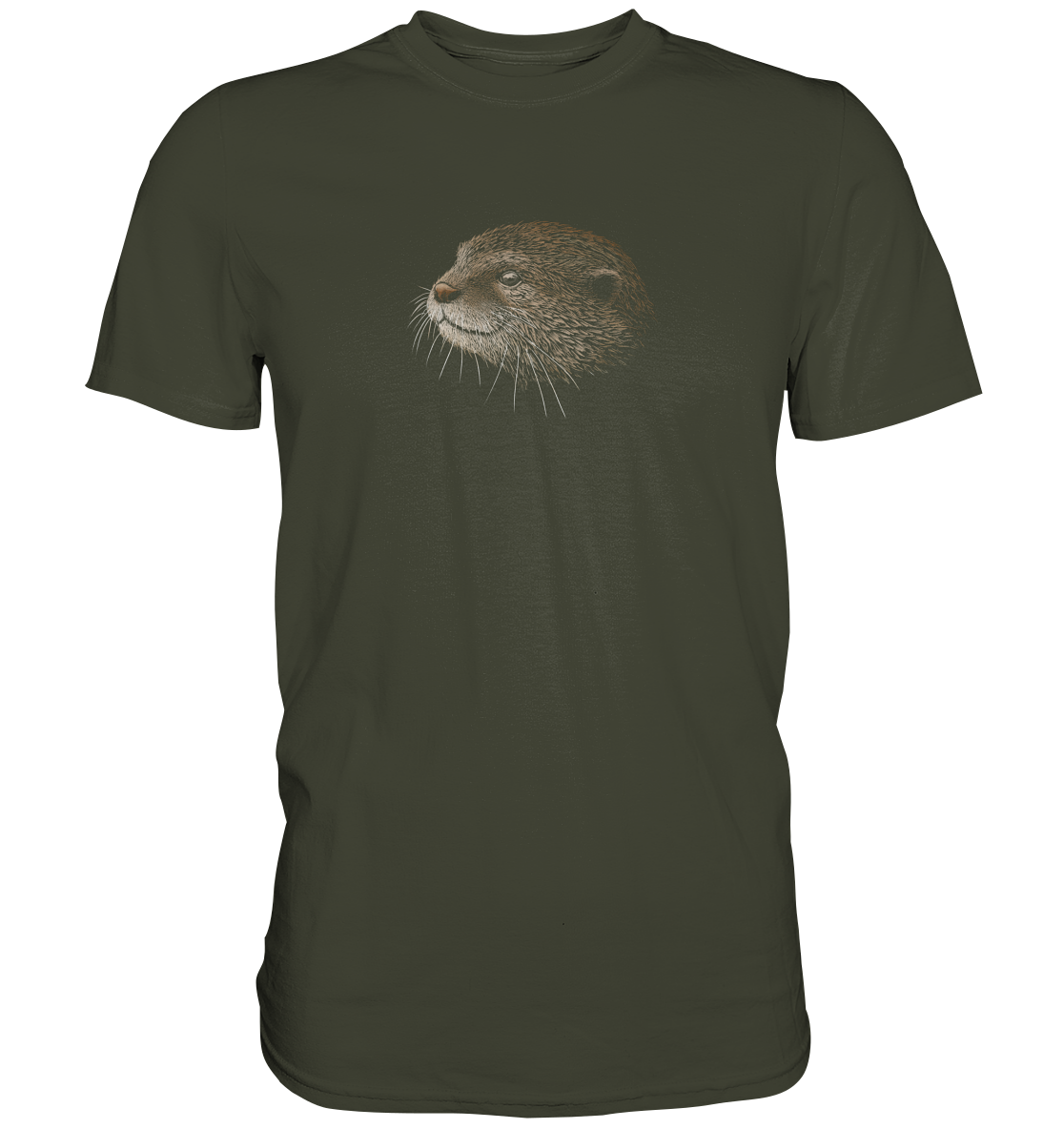 Otter Bleistift Zeichnung KritzelKunst - Premium Shirt