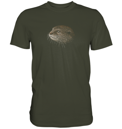 Otter Bleistift Zeichnung KritzelKunst - Premium Shirt