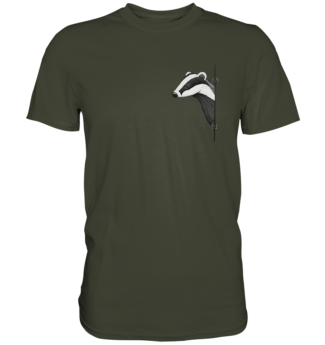 Lässiger Dachs Meister Grimbart - Premium Shirt