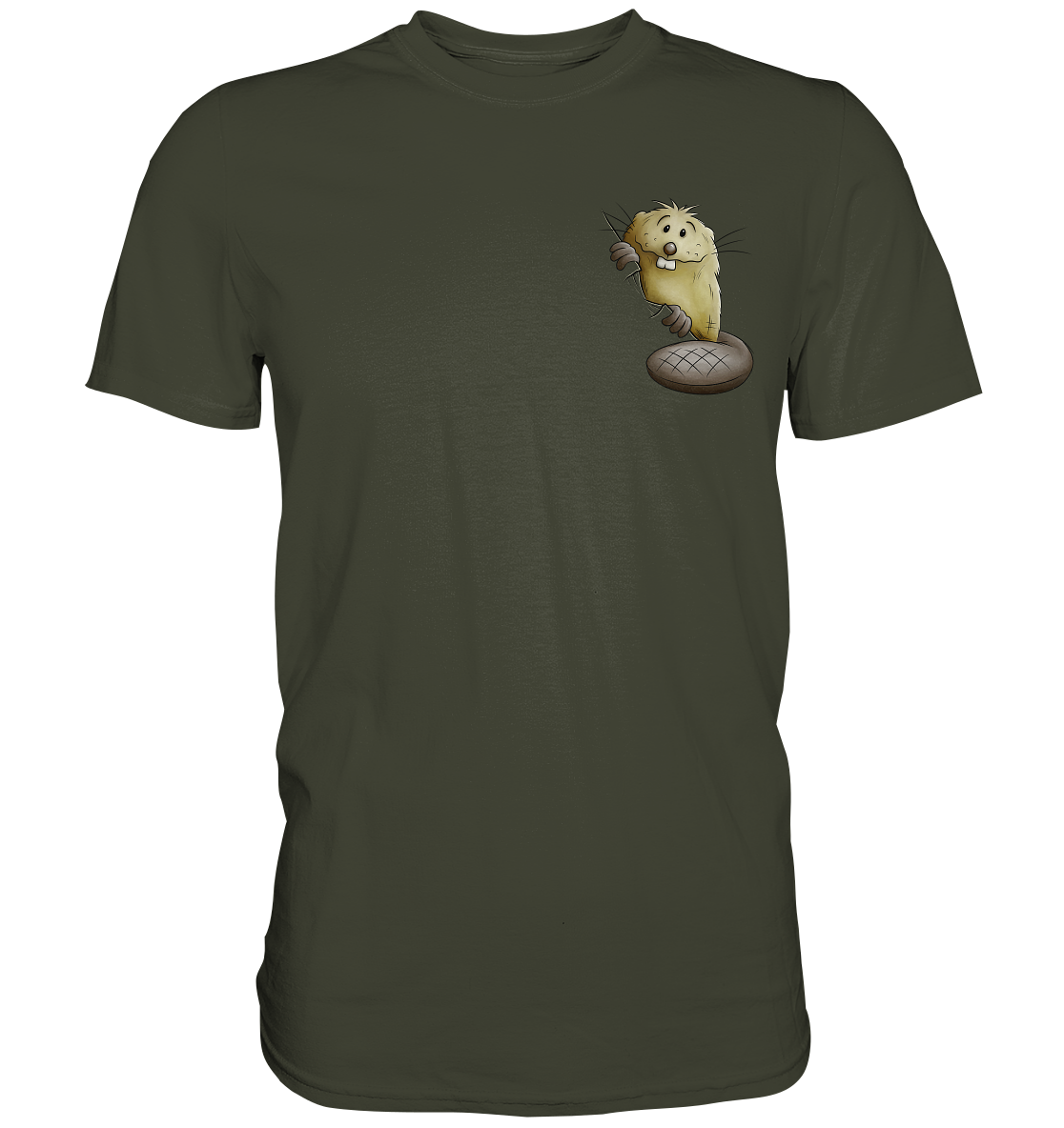 Lustiger frecher Biber - Premium Shirt