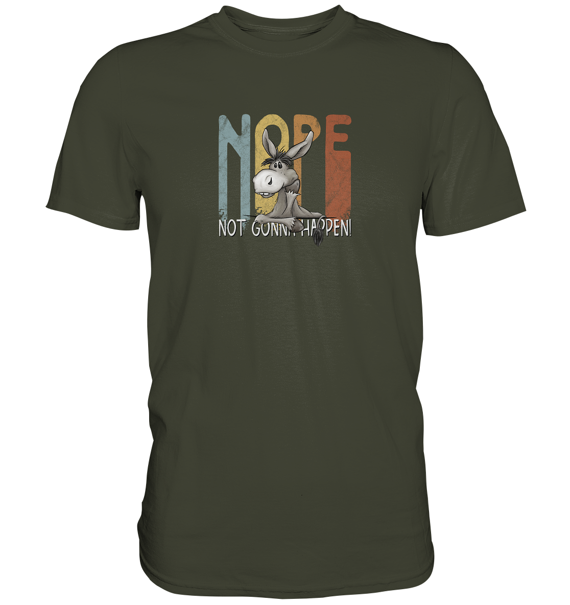 Nope | bockiger Esel - Premium Shirt