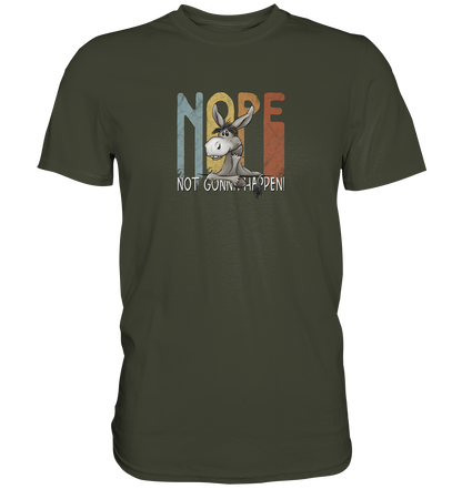 Nope | bockiger Esel - Premium Shirt