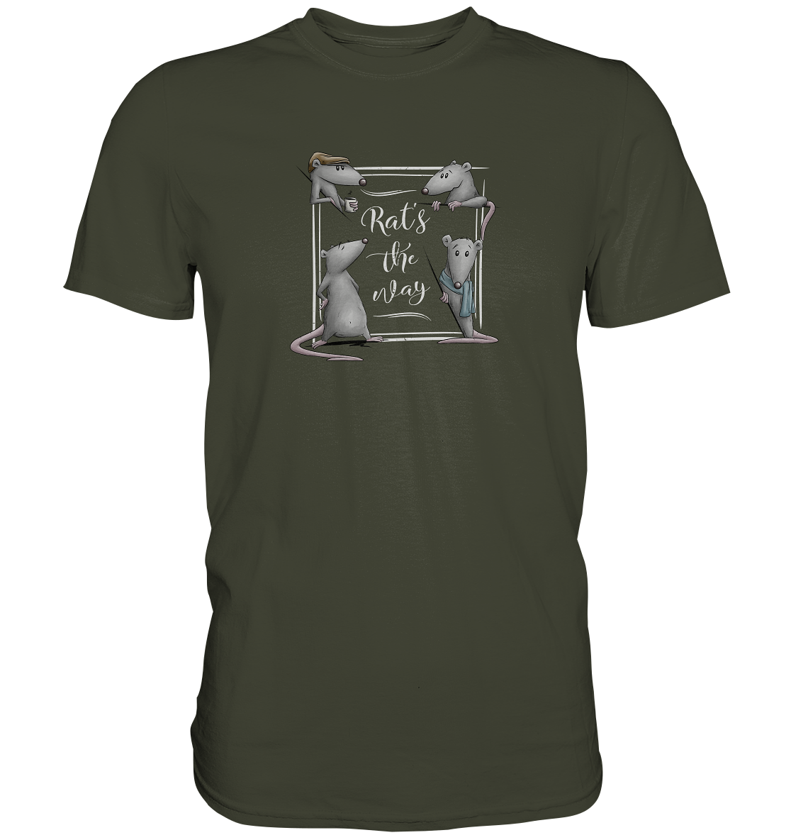 Rat’s The Way Kaffeehaus Ratten - Premium Shirt