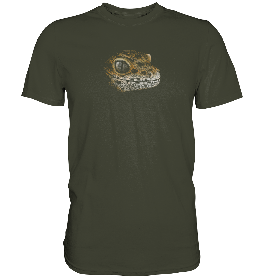 Leopard Gecko Skizze Kritzelkunst - Premium Shirt