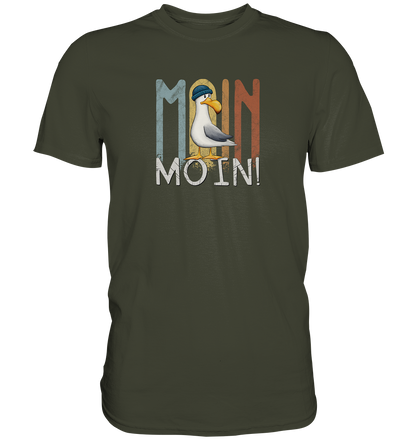 Moin Moin norddeutsche Möwe - Premium Shirt