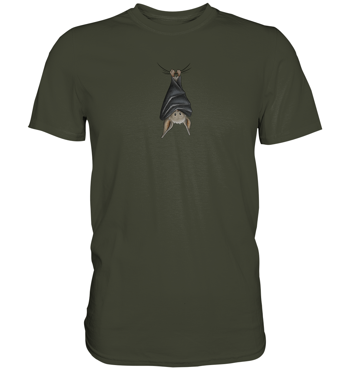 Lustig chillende Fledermaus - Premium Shirt