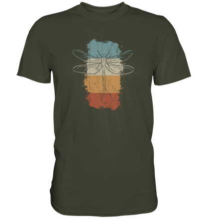 Retro Kunst Libelle | Vintage Dragonfly - Premium Shirt