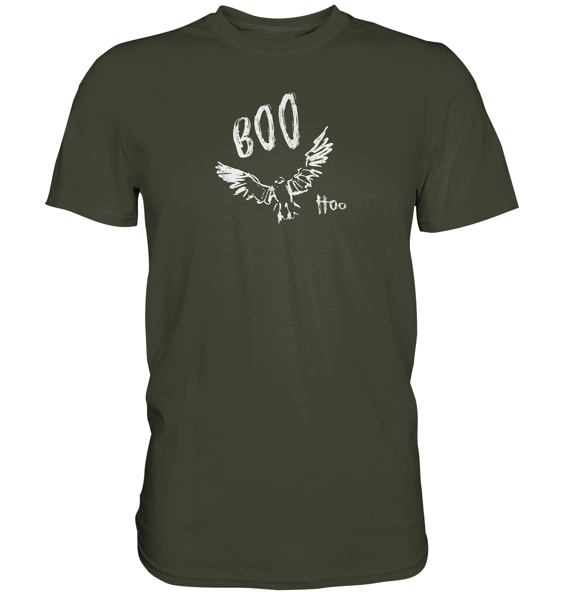 Boo Hoo! Fliegende Eule  - Premium Shirt