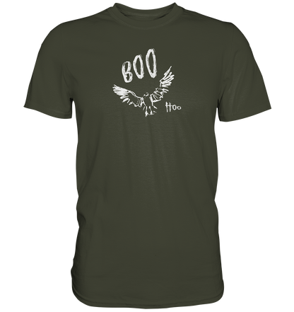 Boo Hoo! Fliegende Eule  - Premium Shirt