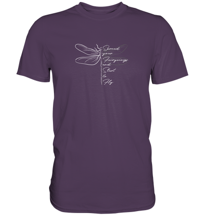 Breite die Flügel aus und flieg los | Libelle - Premium Shirt