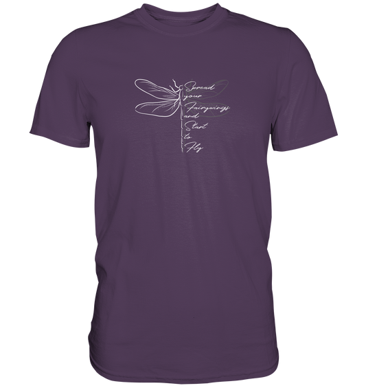 Breite die Flügel aus und flieg los | Libelle - Premium Shirt