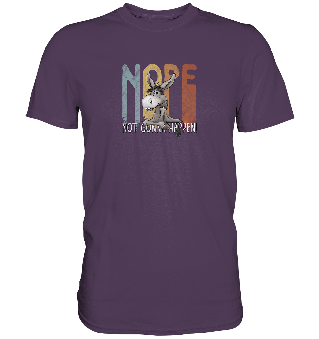 Nope | bockiger Esel - Premium Shirt