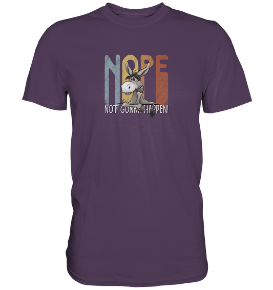 Nope | bockiger Esel - Premium Shirt