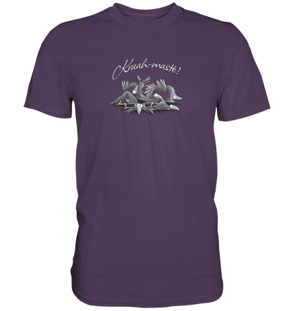 Kraah-masté! Yoga Raben Krähen - Premium Shirt