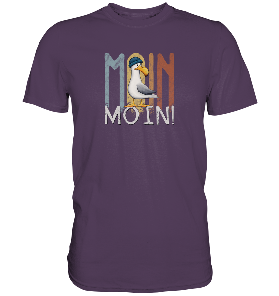 Moin Moin norddeutsche Möwe - Premium Shirt