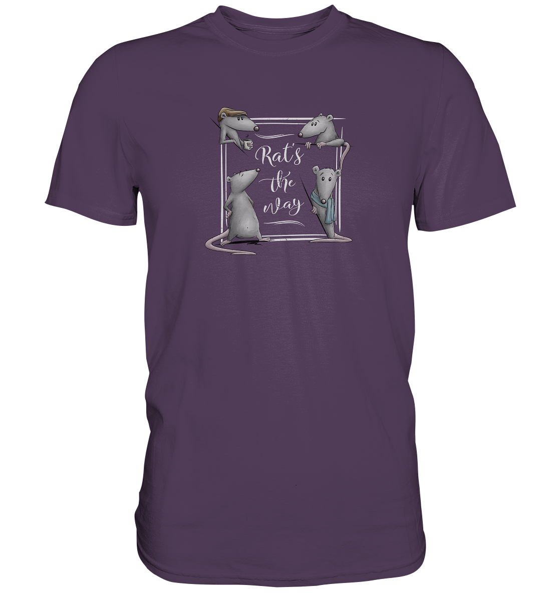 Rat’s The Way Kaffeehaus Ratten - Premium Shirt