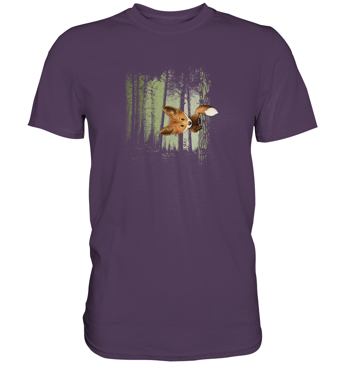 Fuchs im Zwielicht-Wald - Premium Shirt
