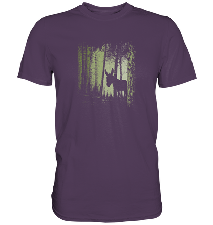 Esel im Zwielicht-Wald - Premium Shirt