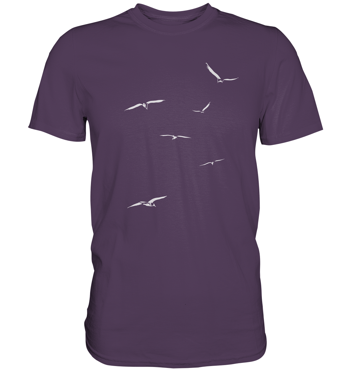 Vogelschwarm – Traum vom Fliegen - Premium Shirt