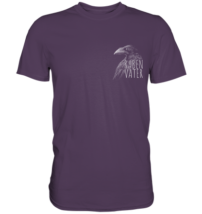 Rabenvater schwarzer Rabe Krähe - Premium Shirt