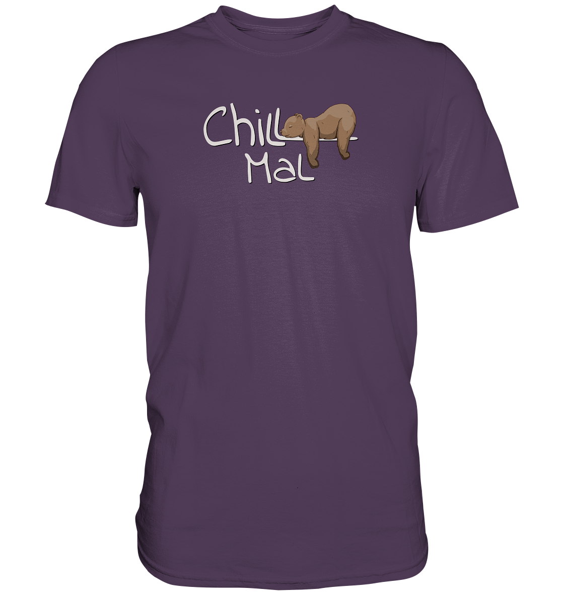 Chill Mal schläfriger Braunbär - Premium Shirt