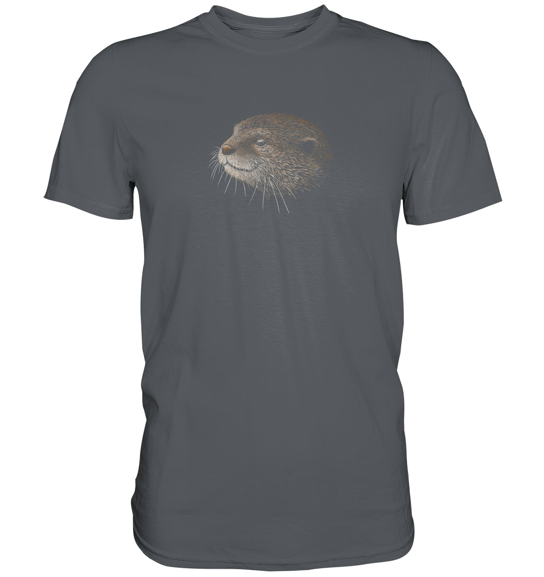 Otter Bleistift Zeichnung KritzelKunst - Premium Shirt