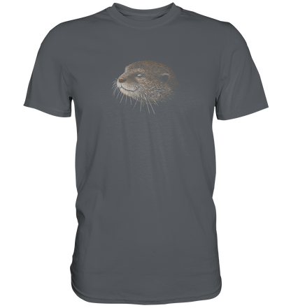 Otter Bleistift Zeichnung KritzelKunst - Premium Shirt
