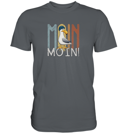 Moin Moin norddeutsche Möwe - Premium Shirt