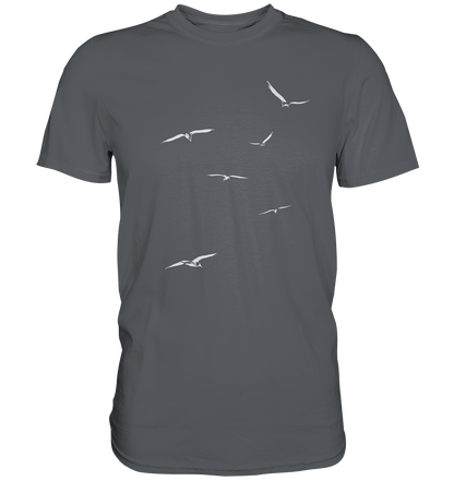 Vogelschwarm – Traum vom Fliegen - Premium Shirt
