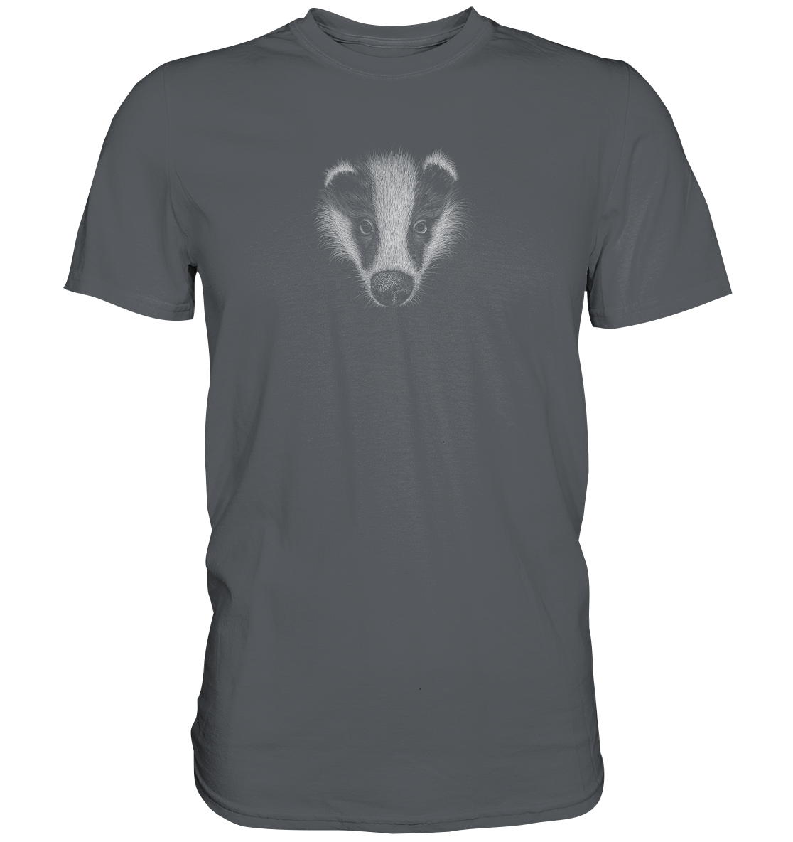Kritzel-Kunst Dachs Illustration - Premium Shirt