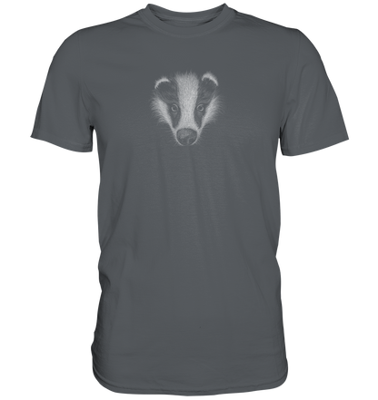 Kritzel-Kunst Dachs Illustration - Premium Shirt