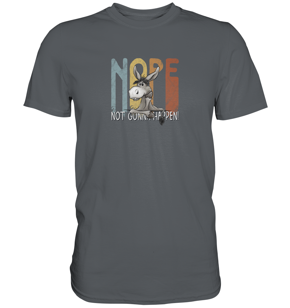 Nope | bockiger Esel - Premium Shirt