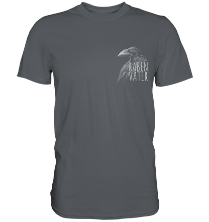 Rabenvater schwarzer Rabe Krähe - Premium Shirt