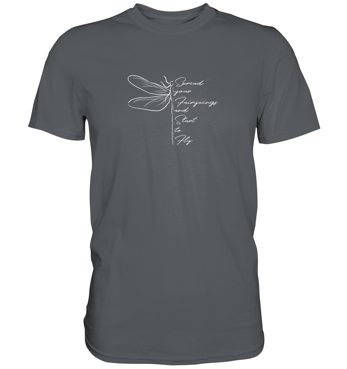 Breite die Flügel aus und flieg los | Libelle - Premium Shirt