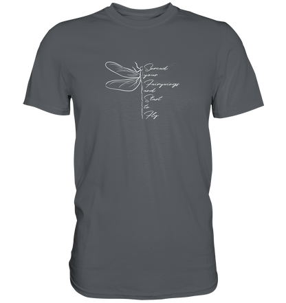 Breite die Flügel aus und flieg los | Libelle - Premium Shirt