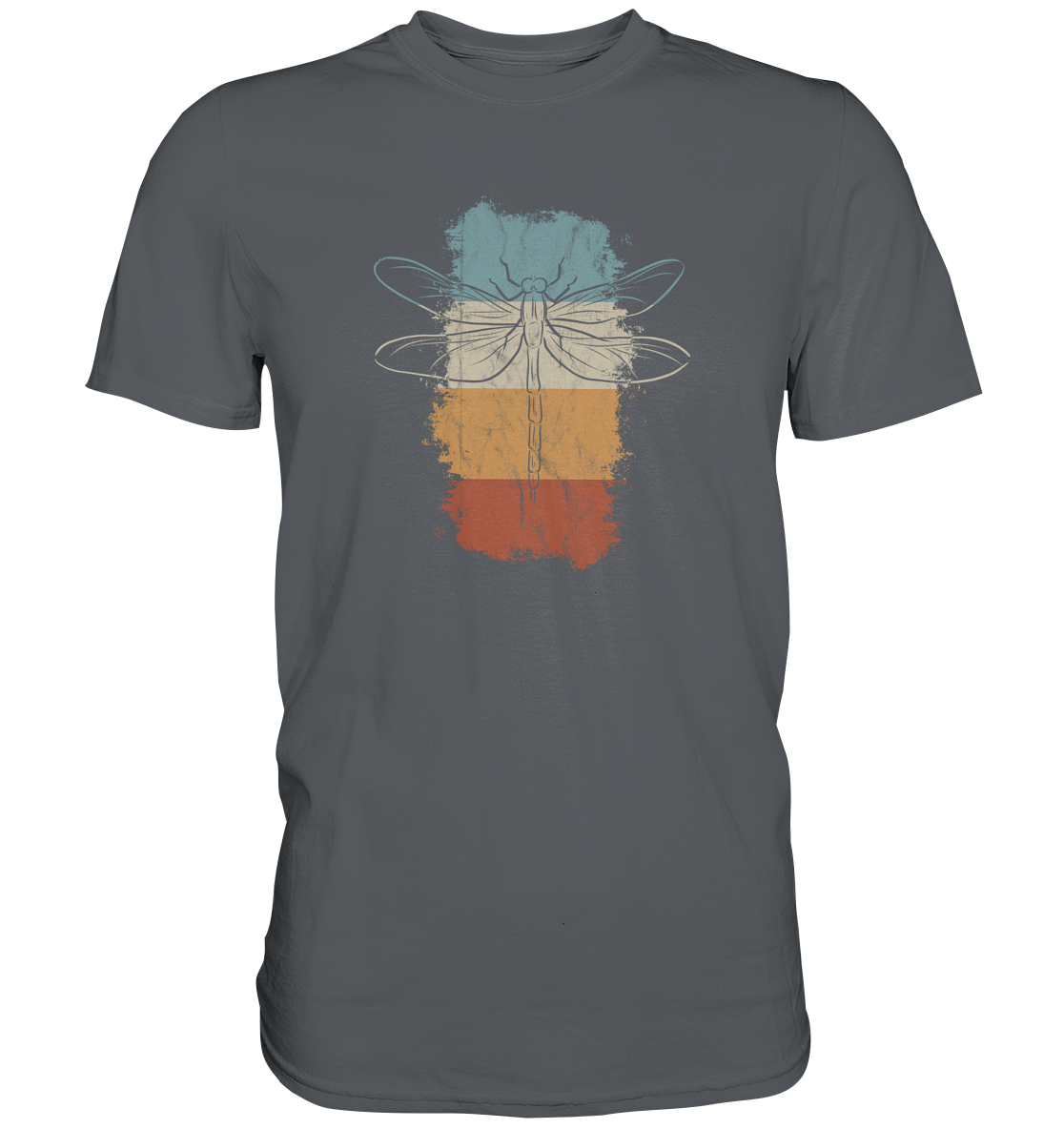 Retro Kunst Libelle | Vintage Dragonfly - Premium Shirt