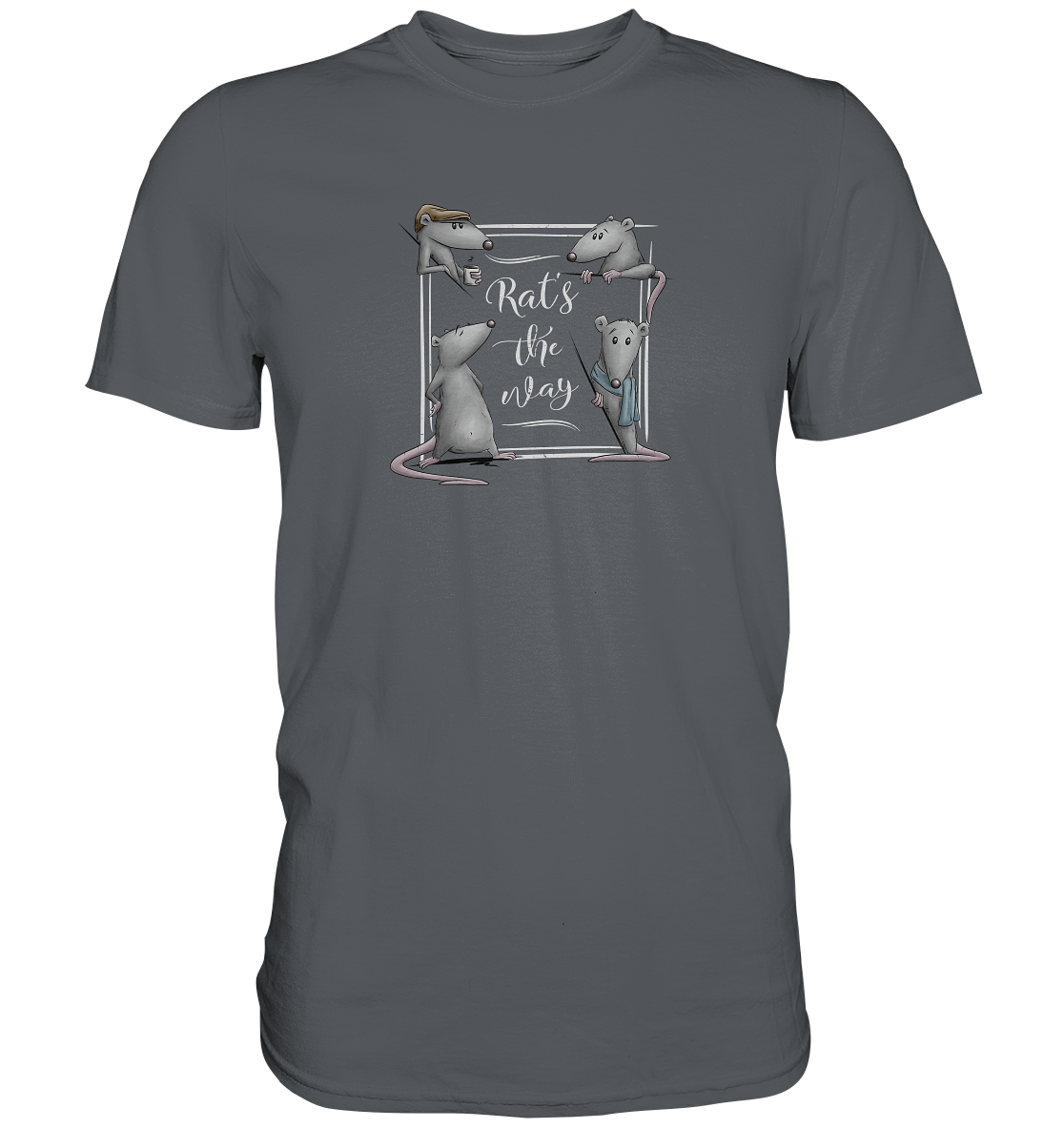 Rat’s The Way Kaffeehaus Ratten - Premium Shirt