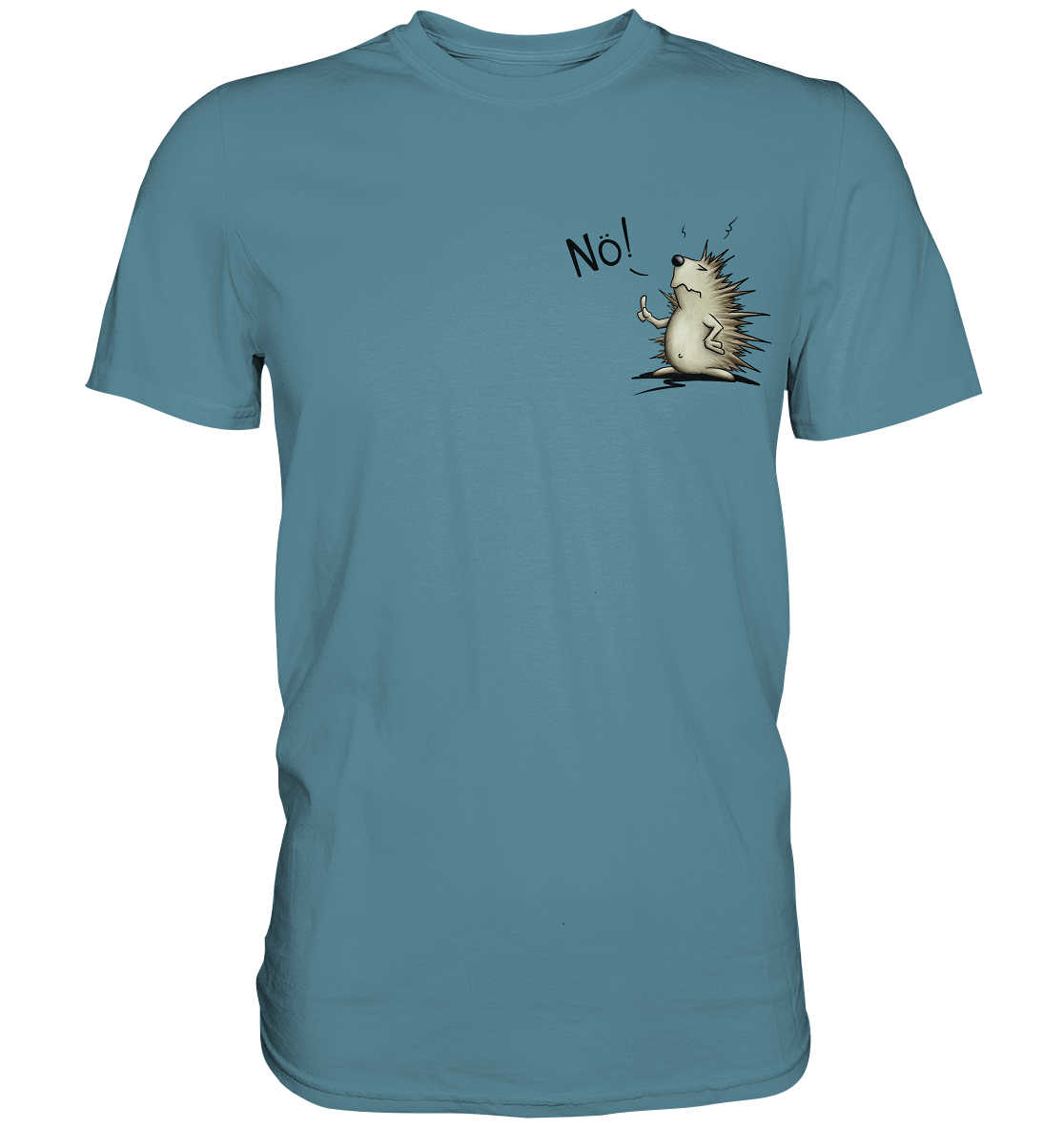 Nö! Grummeliger Igel - Premium Shirt