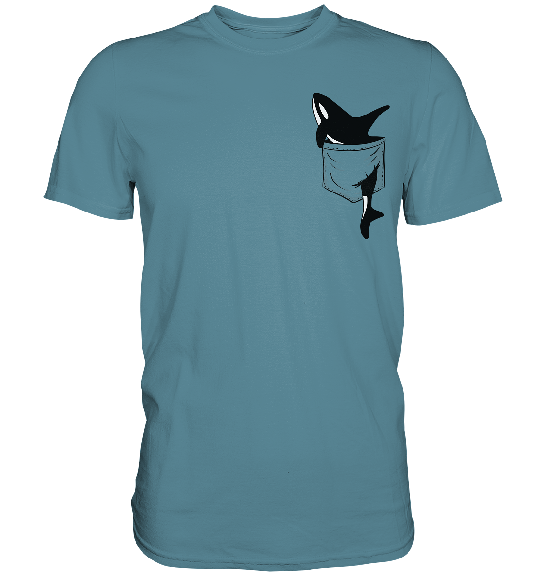 Orca In Deiner Tasche - Premium Shirt