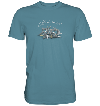 Kraah-masté! Yoga Raben Krähen - Premium Shirt