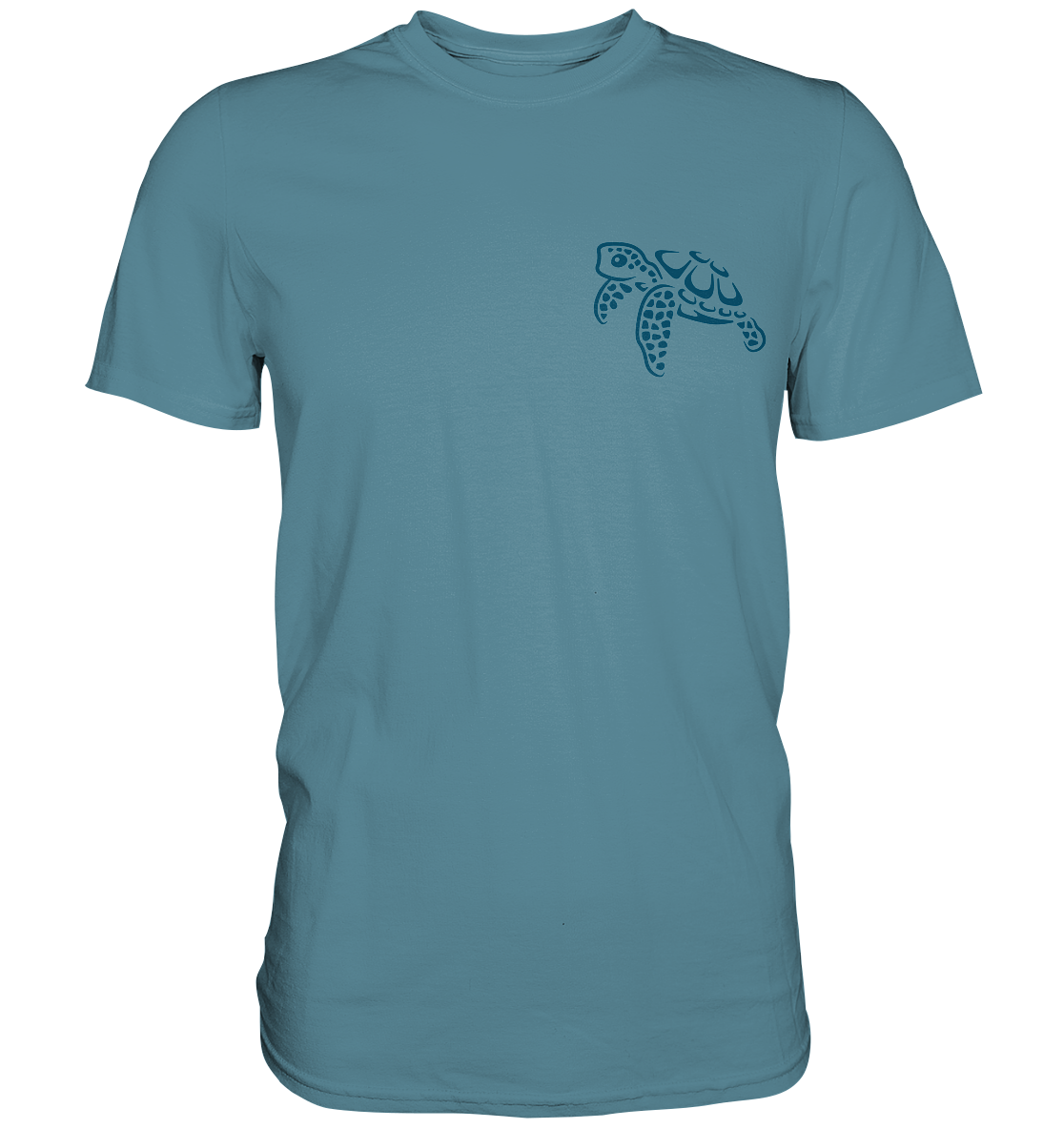 Lässig lustige Wasserschildkröte - Premium Shirt