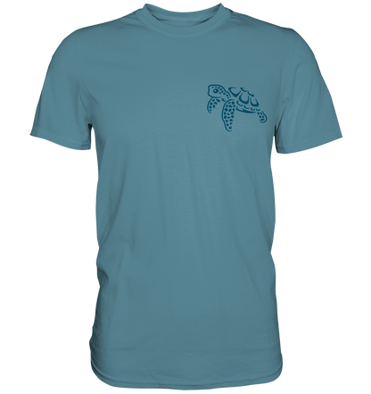 Lässig lustige Wasserschildkröte - Premium Shirt