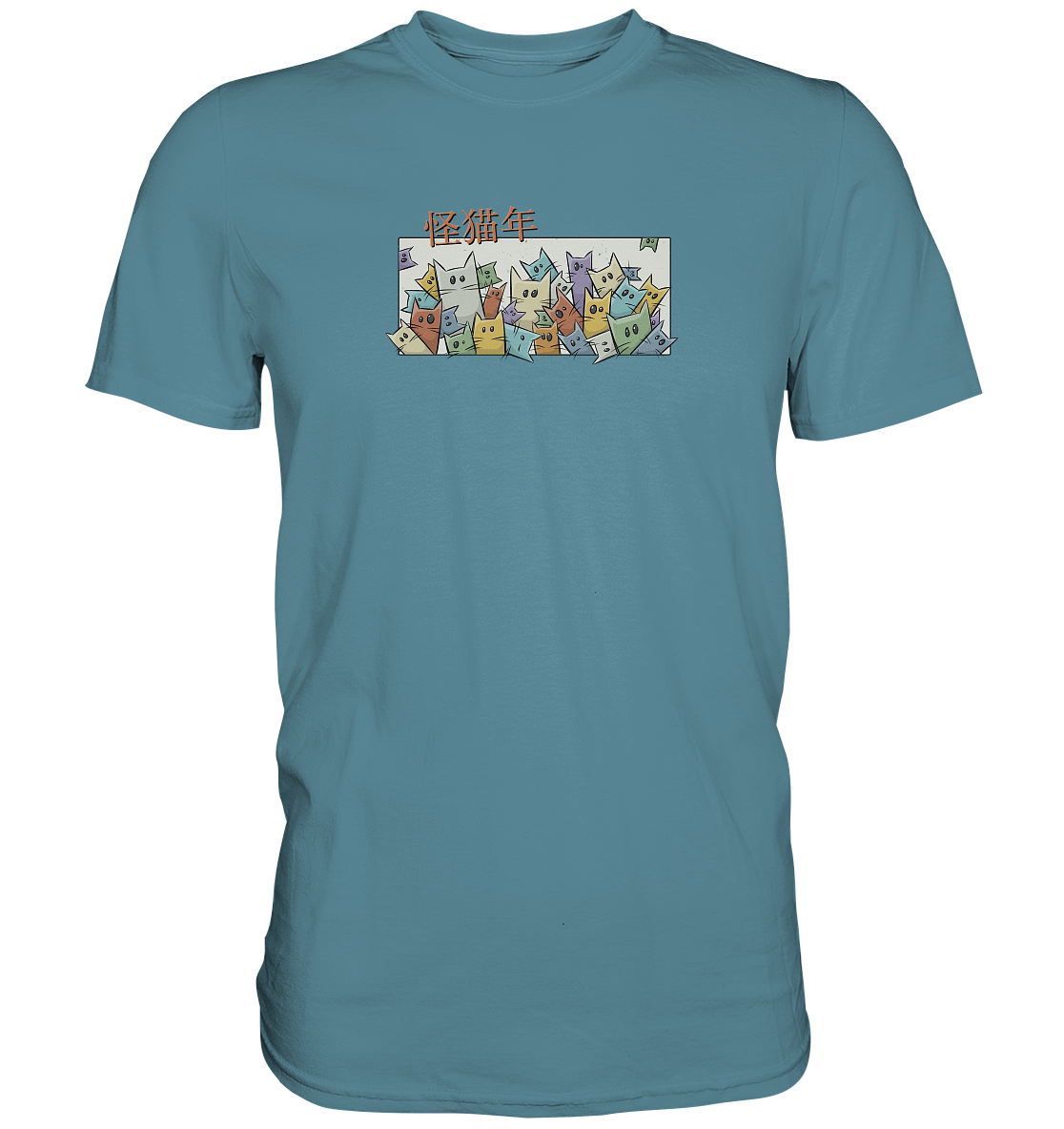 Chinesisches Jahr der Katzen - Premium Shirt