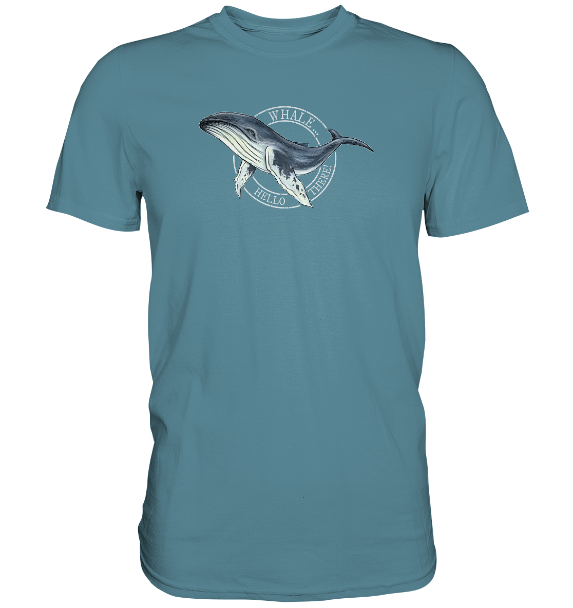 Whale, Hello There | Buckelwal - Premium Shirt