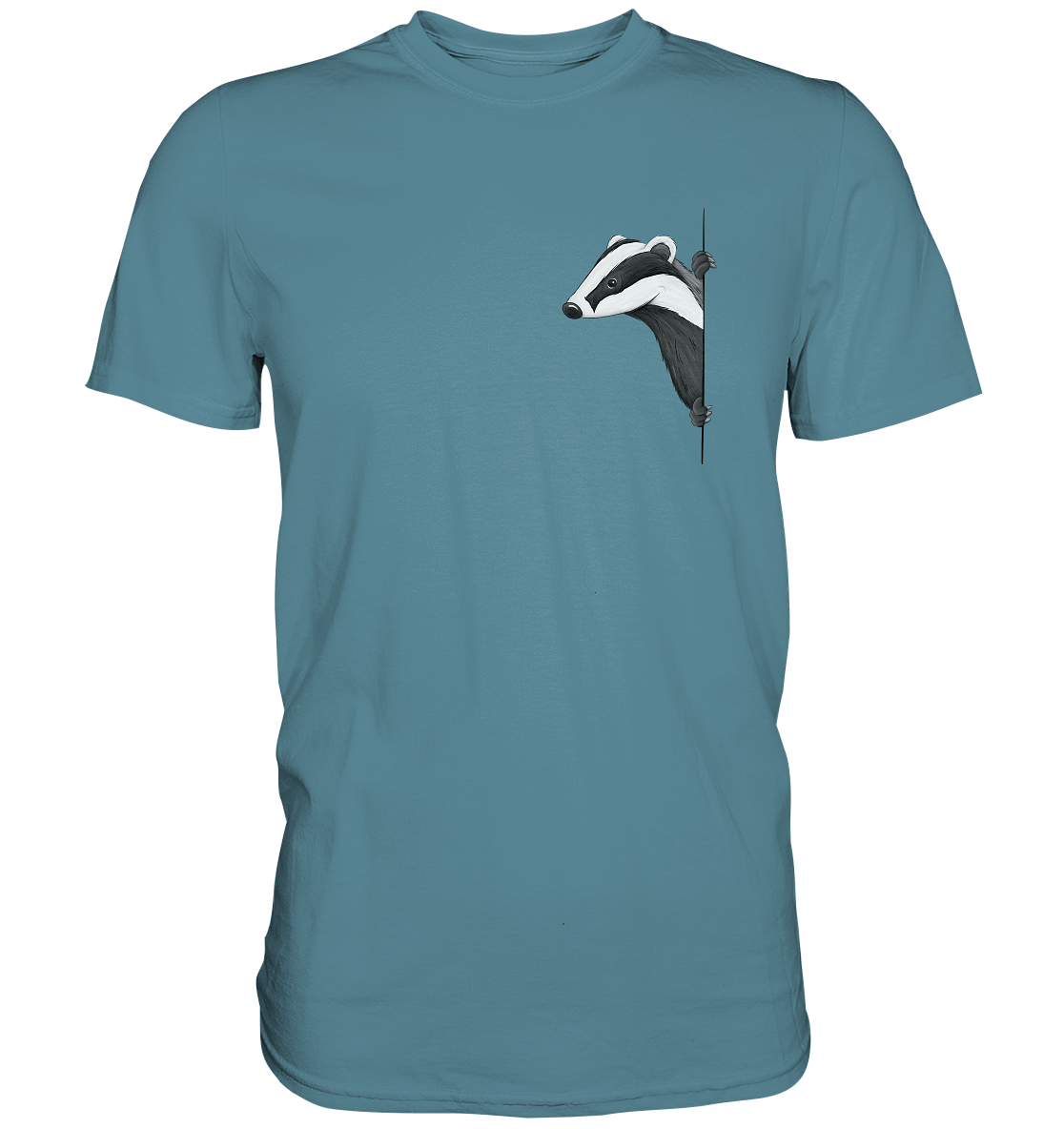 Lässiger Dachs Meister Grimbart - Premium Shirt